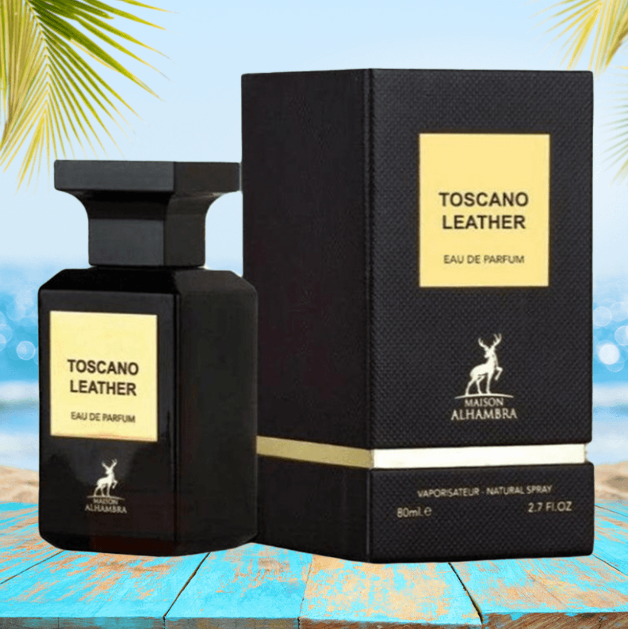 MAISON ALHAMBRA Toscano Leather Eau De Parfum 80ml